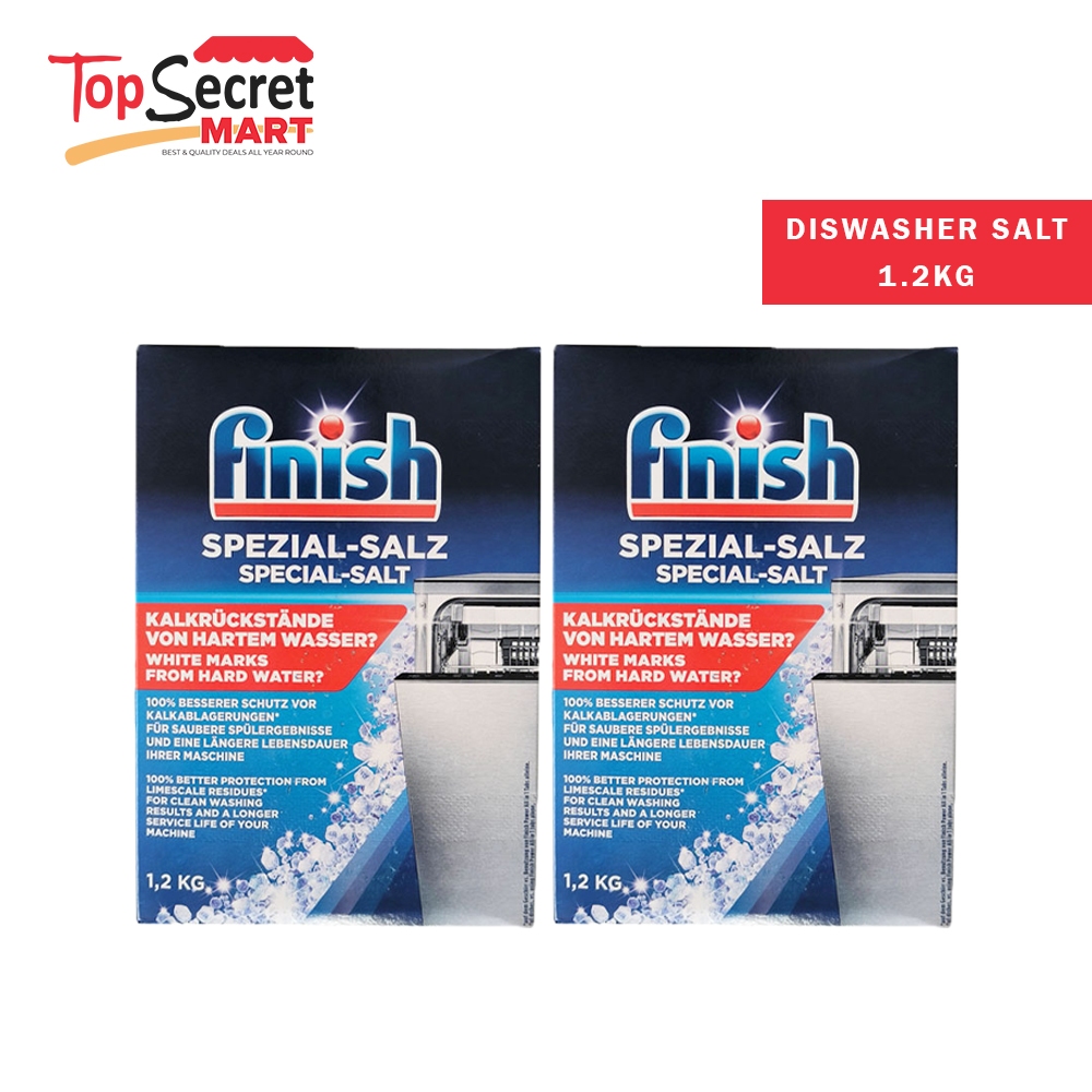 Bundle Deals !! Finish Dishwasher Salt 1.2kg (Prevent limescale build up!!) Shopee Singapore