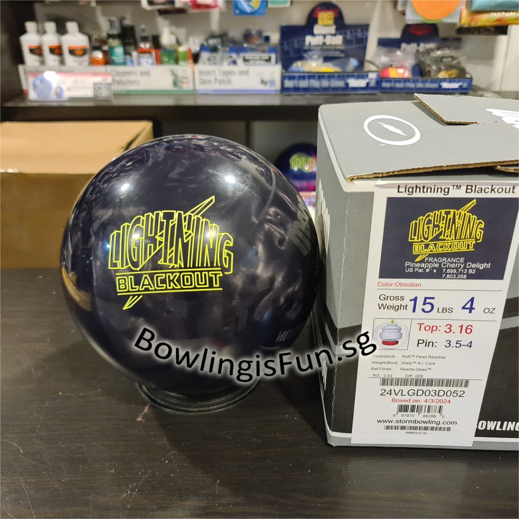 SG] Storm Lightning Blackout Pro Performance Bowling Ball | Shopee