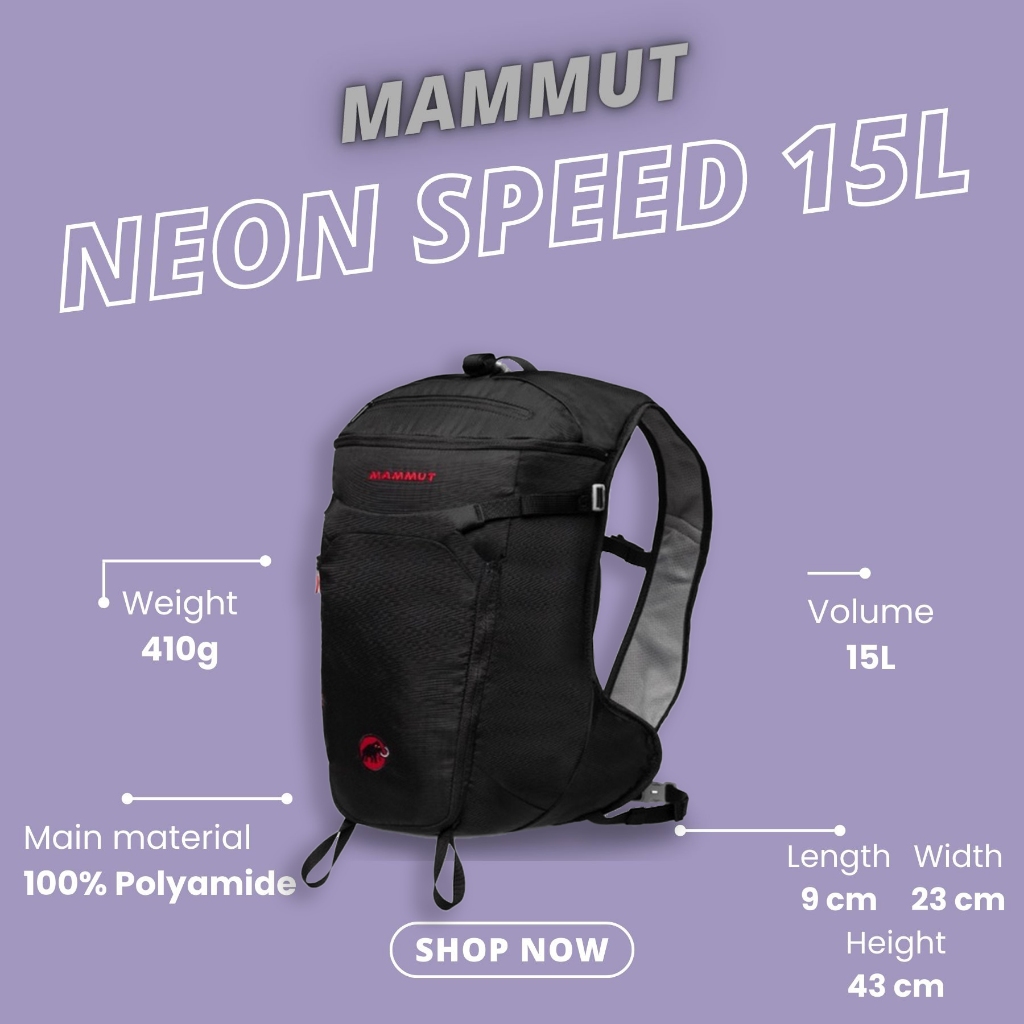 Mammut neon speed 15l hotsell