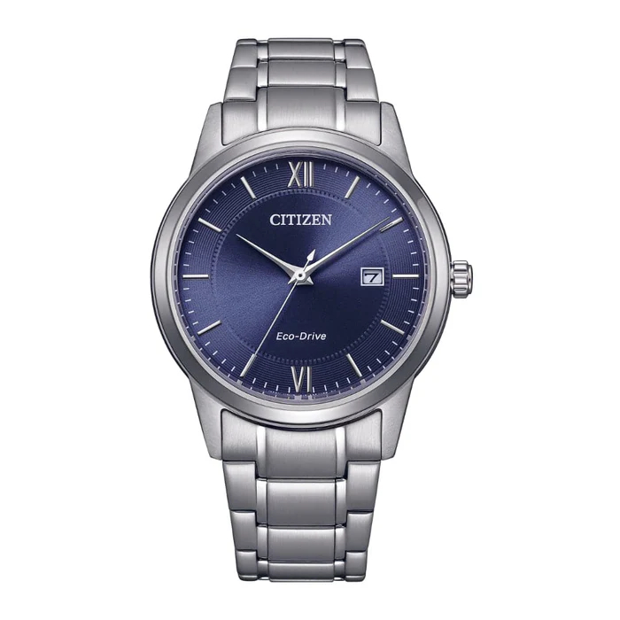 CITIZEN ECO DRIVE BLUE DIAL SILVER STAINLESS STEEL STRAP MEN WATCH AW1780 84L Shopee Singapore