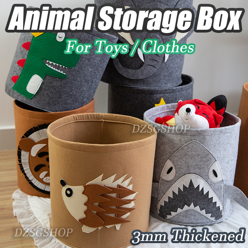 Animal Storage Box Design Foldable Basket For Toy Shelf box Storage ...