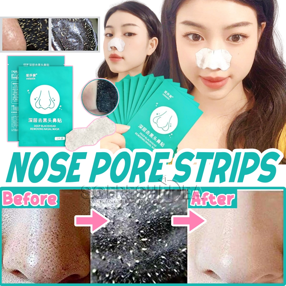 Nose Pore Strips Blackhead Peel Off Remover Tool Whitehead Mask Strip ...