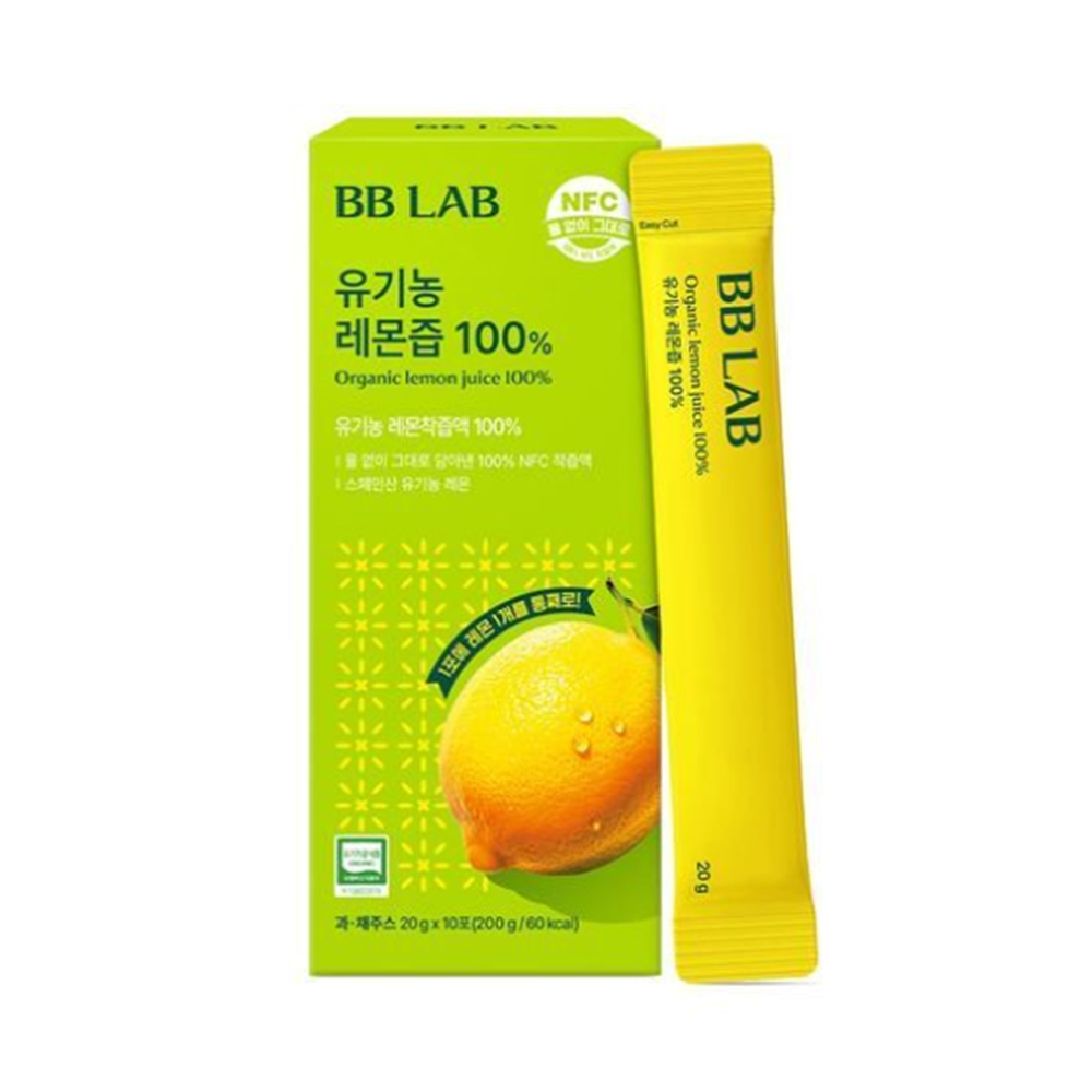 BB LAB Pure Organic Lemon Juice 100% 10 Packets (10 Days) | Shopee ...