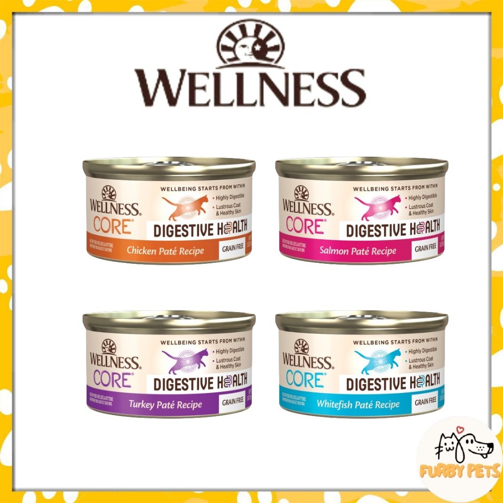 Wellness Cat Core Digestive Health Can Food 3oz | Shopee Singapore