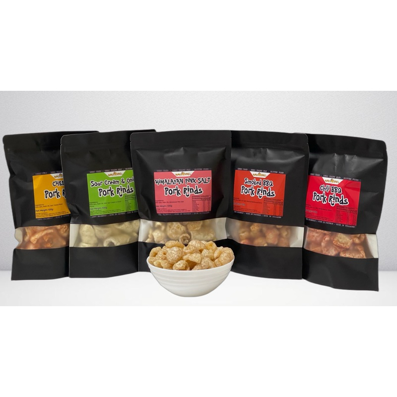 MunchKing’s Pork Rinds 100g+ Shopee Singapore