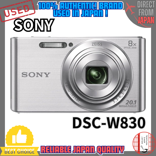 Used in Japan】SONY Cyber-shot DSC-W830 Compact Digital Camera