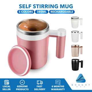 Self Stirring Mug Automated Efficient Unique Innovative User-Friendly Quick Convenient Mixing for Your Beverages