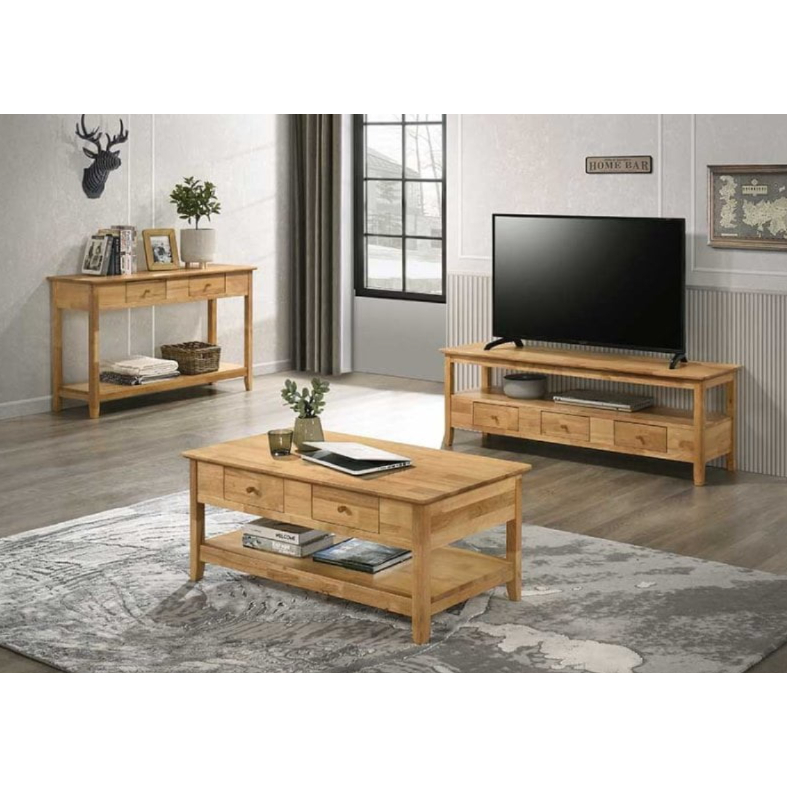 (FurnitureSG) Scandi Modern Lifely Living Room Series TV Console Coffee ...