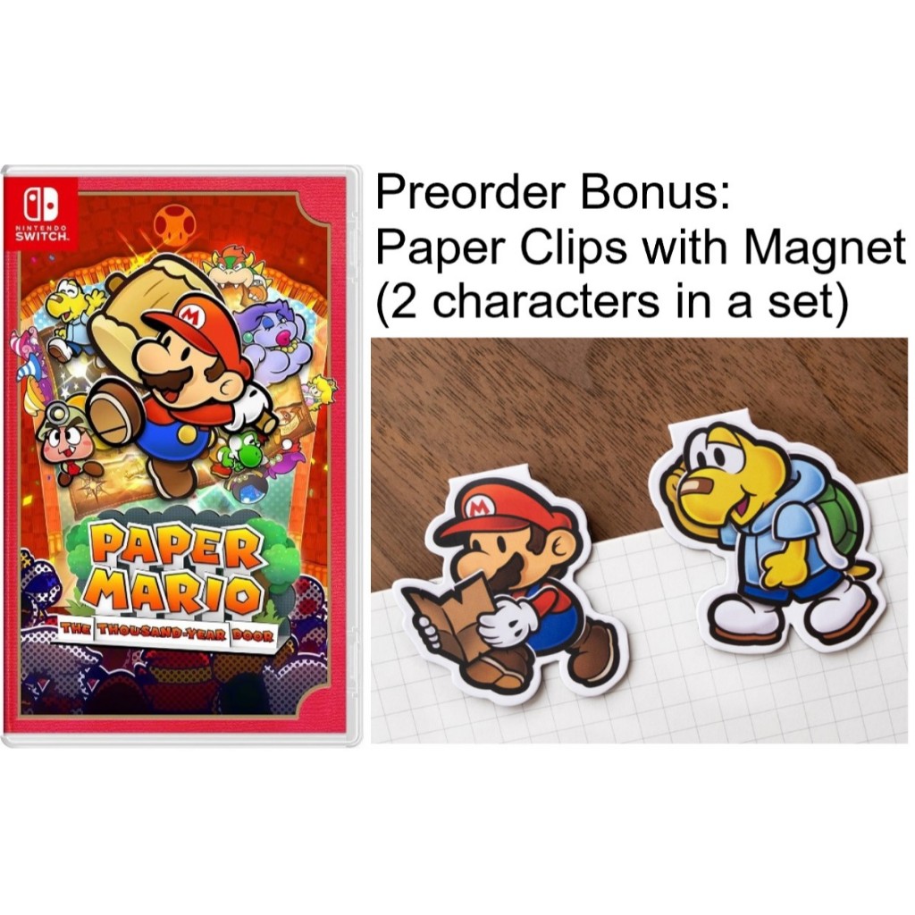 Paper Mario The Thousand Year Door (Nintendo Switch) Shopee