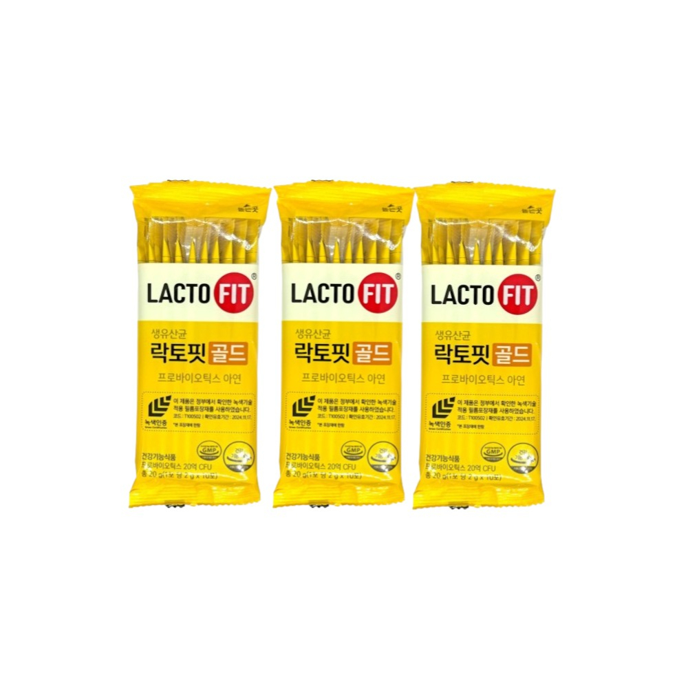 Lacto Fit Gold Chong Kun Dang New 5x Probiotics Sachet 30pcs No Case Shopee Singapore