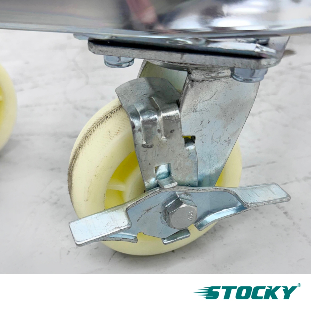 STOCKY A-frame Roll Container 5-Way Full Security with Mid Shelf and ...