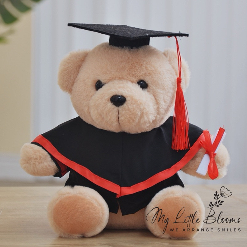 SG Seller Personalised Graduation Bear Plush Toy. Ready Stock Shopee Singapore