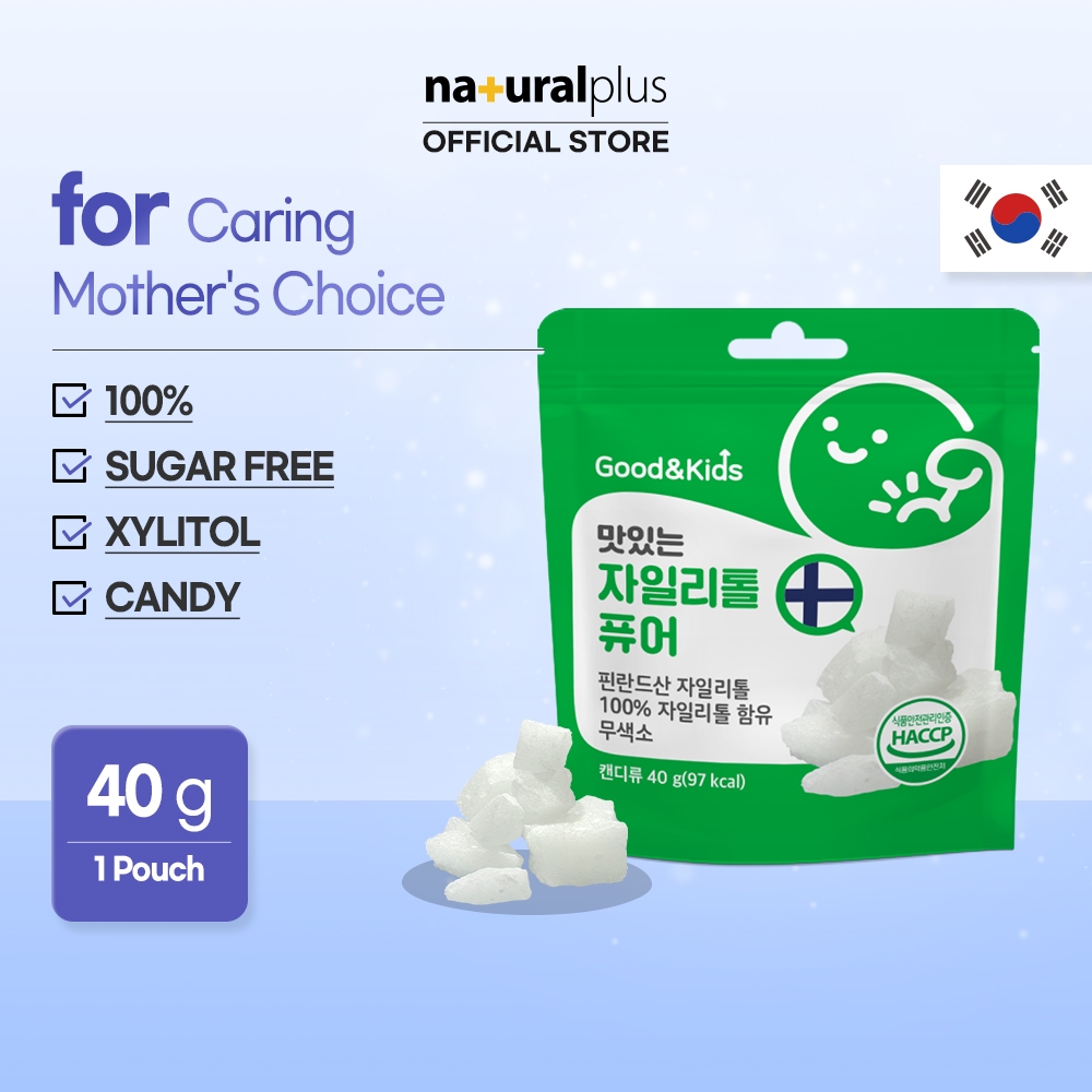 NATURALPLUS Korea Good&Kids Delicious Sugar Free Xylitol Pure, 100 