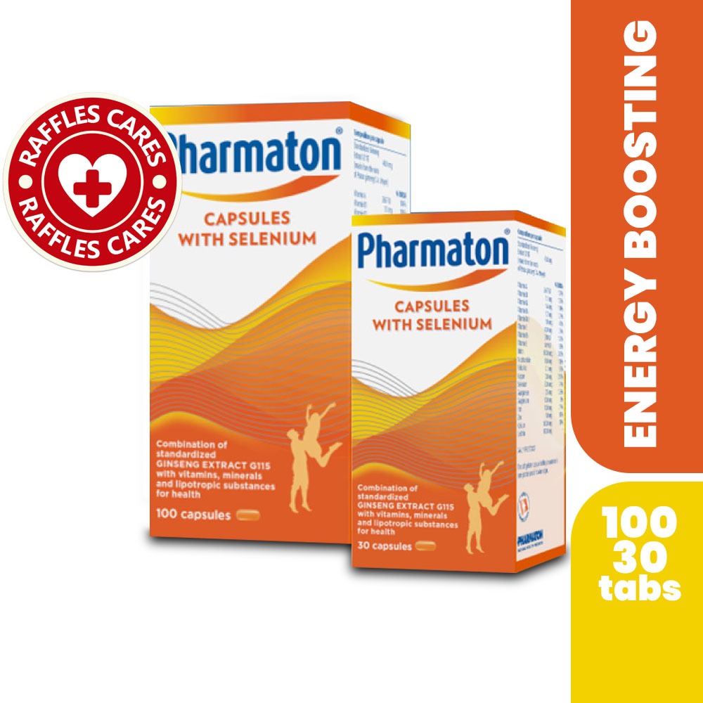 Pharmaton Multivitamin Capsules with Selenium [100+30, 100, 30s 💊 ...