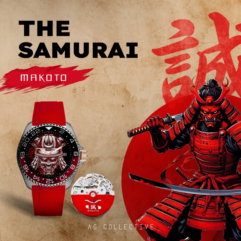 AG COLLECTIVE THE SAMURAI CODE SERIES MEN'S WATCH | Shopee Singapore