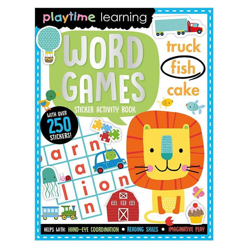Playtime Learning Word Games Sticker Activity Book (Make Believe Ideas ...