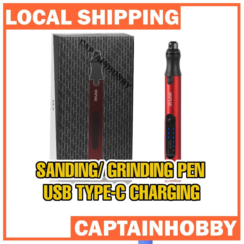 DSPIAE ES-P Portable Electric Sanding Pen - Compact Grinding Tool For Detail Work 2 thumbnail image