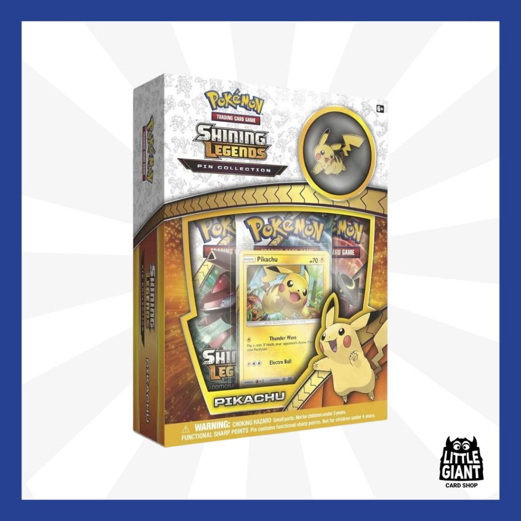 Pokemon Shining Legends Pin hotsell Collection: Pikachu