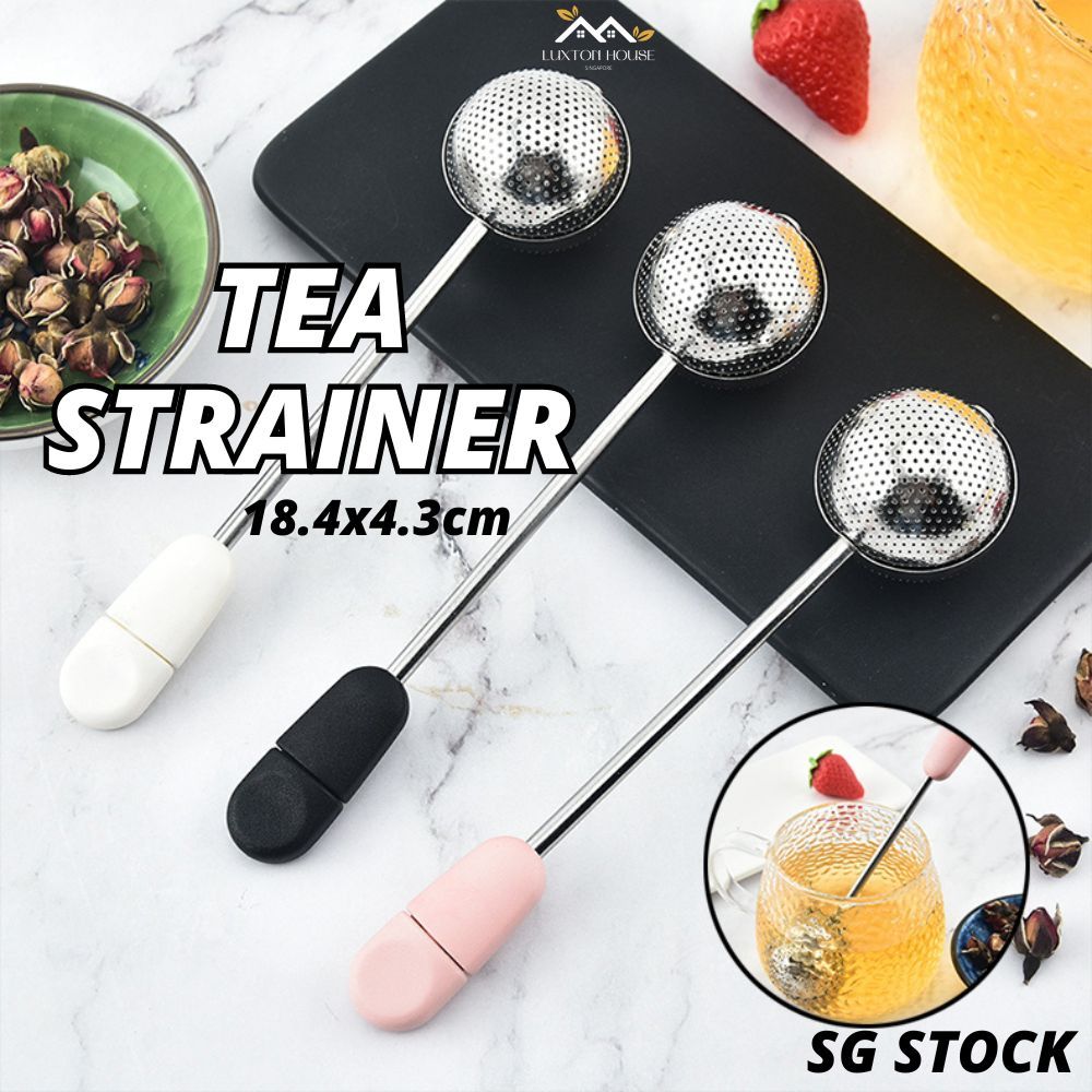 {SG} 304 Stainless Steel Tea Strainer Infuser Rotation Tea Filter Tea ...