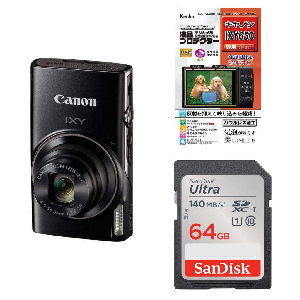 Brand New】Canon IXY 650 compact digital camera with 12x optical