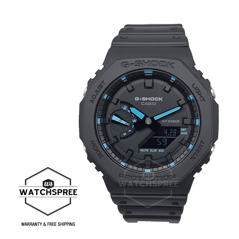 [Watchspree] Casio G-Shock Carbon Core Guard Structure Black Resin Band ...