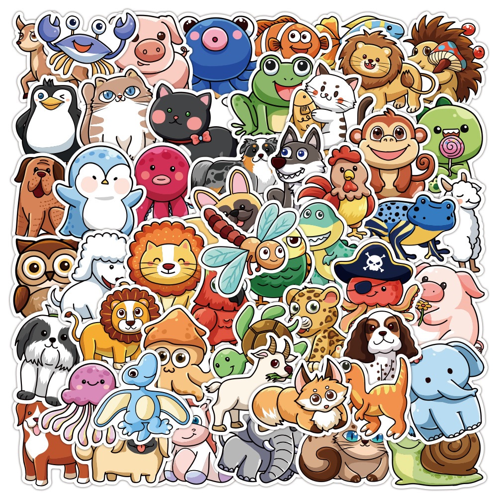 🌟READY STORE🌟 50PCS Pokémon Cartoon Stickers DIY Waterproof Sticker for ...