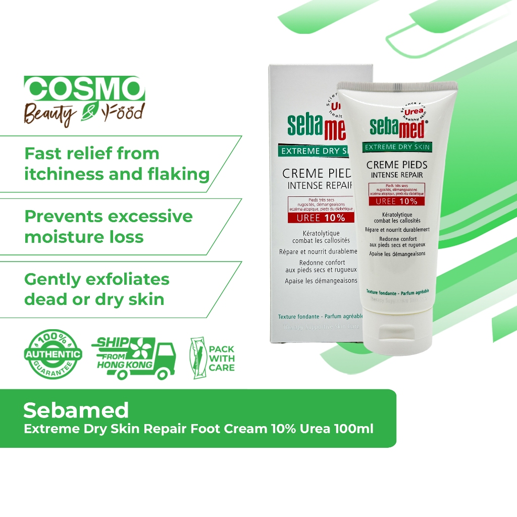 Sebamed Extreme Dry Skin Repair Foot Cream 10% Urea 100ml Shopee