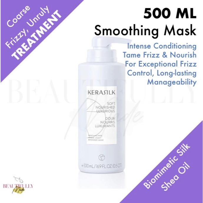 Kerasilk Smoothing Shampoo For Frizzy Hair, Vegan Formula, 750ml
