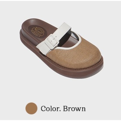 Rockfish weatherwear ivory one strap mule platform shoe slip