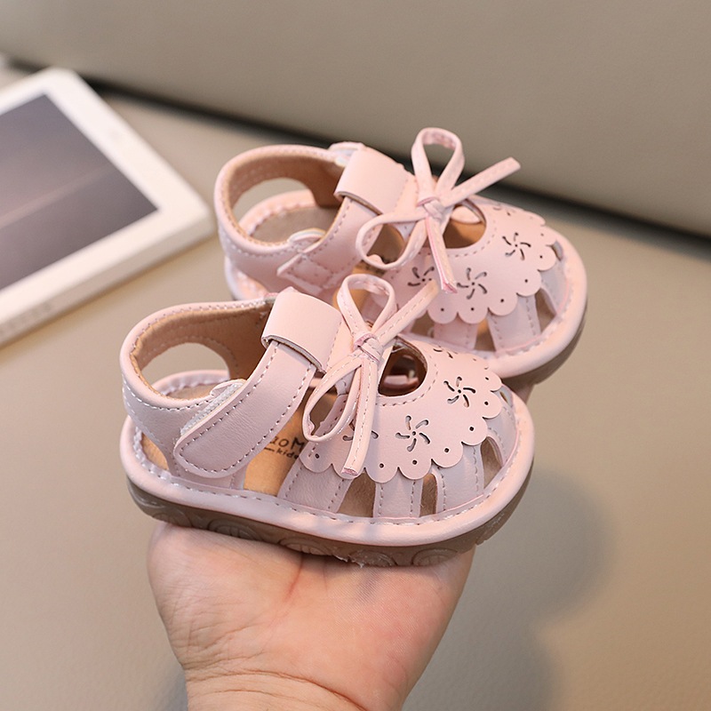 Summer baby soft soled toddler shoes baby sandals 0 1 2 one year old 3 girls children princess shoes Shopee Singapore