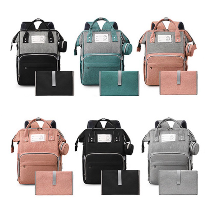 Mummy Bag Backpack With Changing Mat Nappy Diaper Big Capacity Mummy ...
