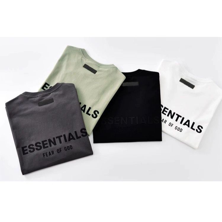 Essentials logo behind (Over Size Unisex) | Shopee Singapore