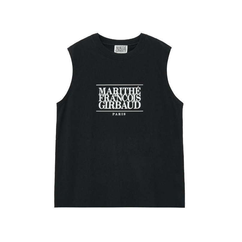 MARITHE FRANCOIS GIRBAUD] CLASSIC LOGO SLEEVELESS 3colors | Shopee