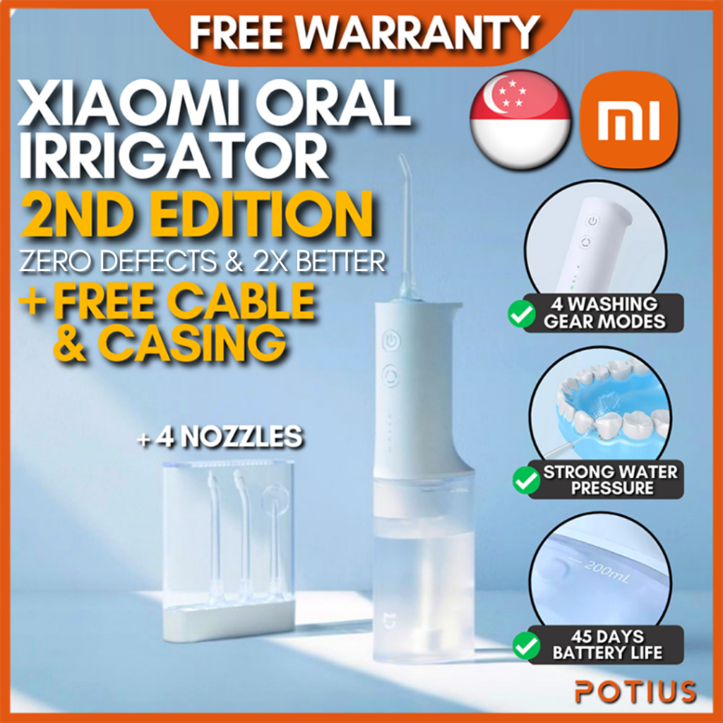 🇸🇬【𝗡𝗘𝗪 𝟮𝟬𝟮𝟱】Xiaomi Mijia F300 / F400 Electric Oral Irrigator Water ...
