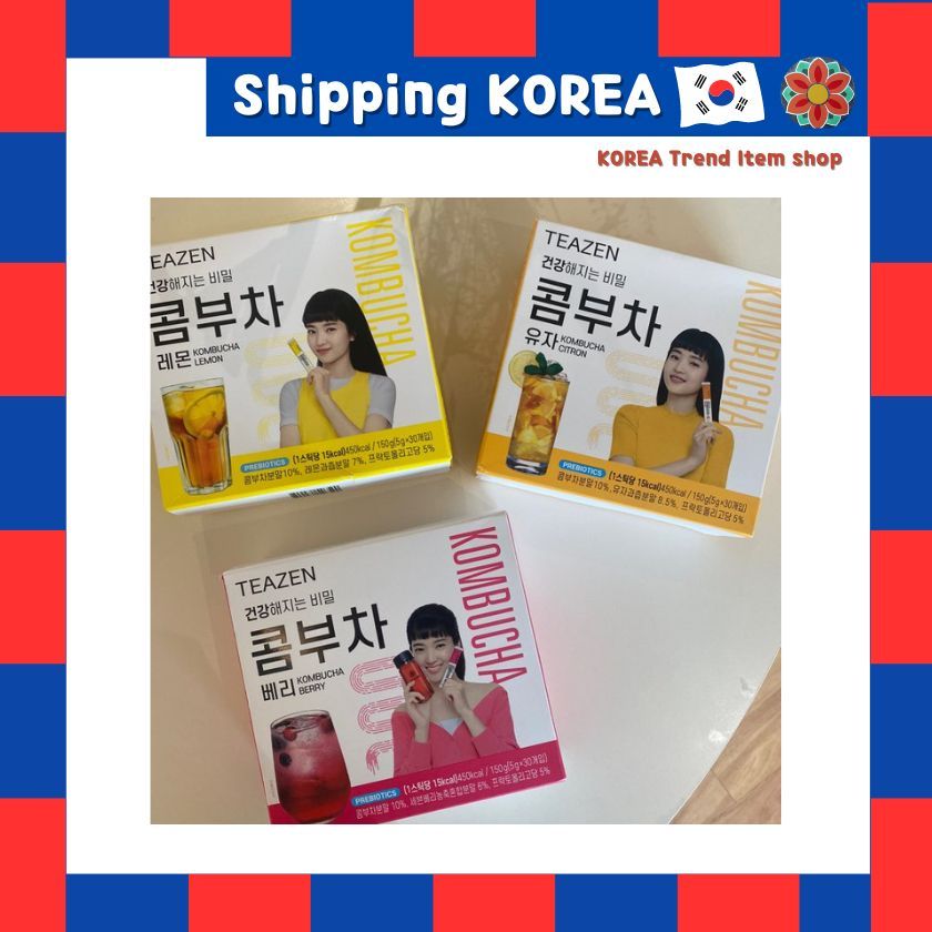 Teazen kombucha box, Tizen kombucha, Health benefits of Korean tea