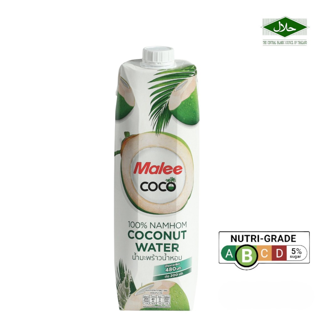 Malee Coco 100% Namhom Coconut Water 1000ml (2 For) (Exp Date:01/08 ...