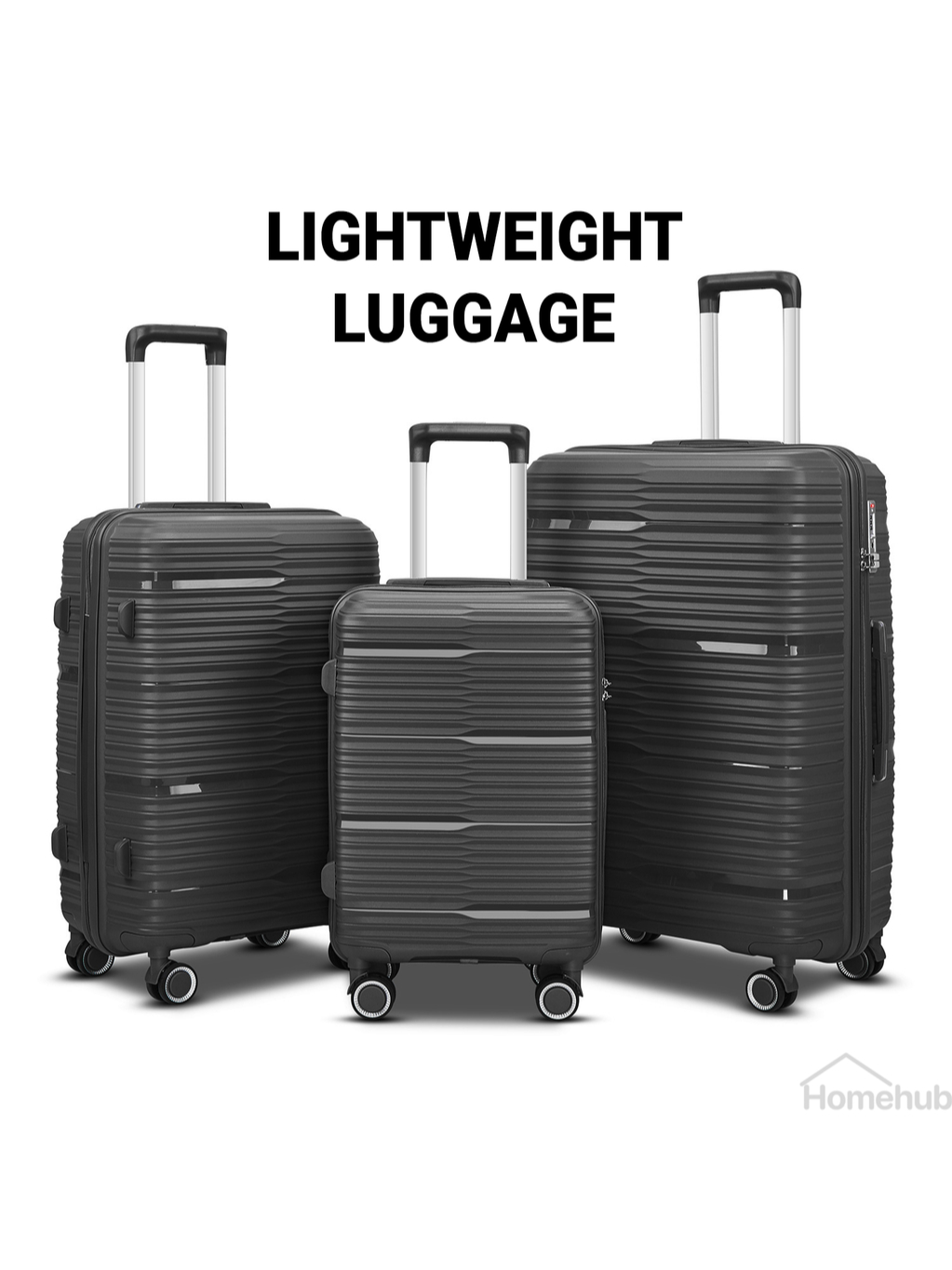 Homehub Luggage 20 24 28 Inch Cabin Carry On Suitcase Laggage Bag Lightweight With Wheels