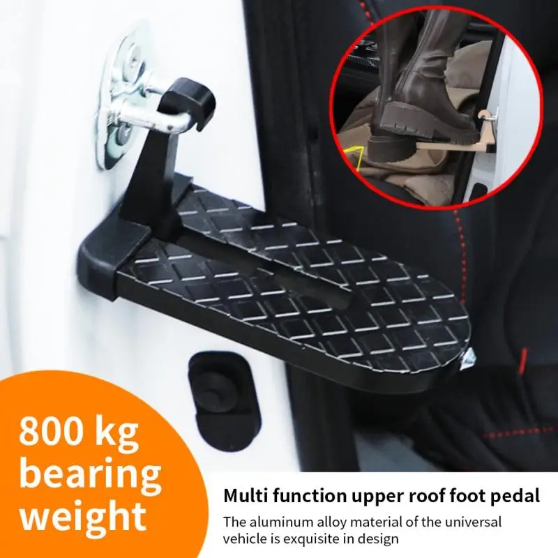 Foldable Car Door Step Foot Step Ladder Easy Access Car Rooftop Roof ...