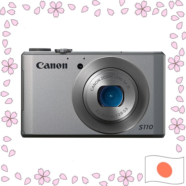Canon PowerShot S110 12.1MP - Compact Noir, WiFi, Tactile - Occasion Avec Défauts (lignes écran)