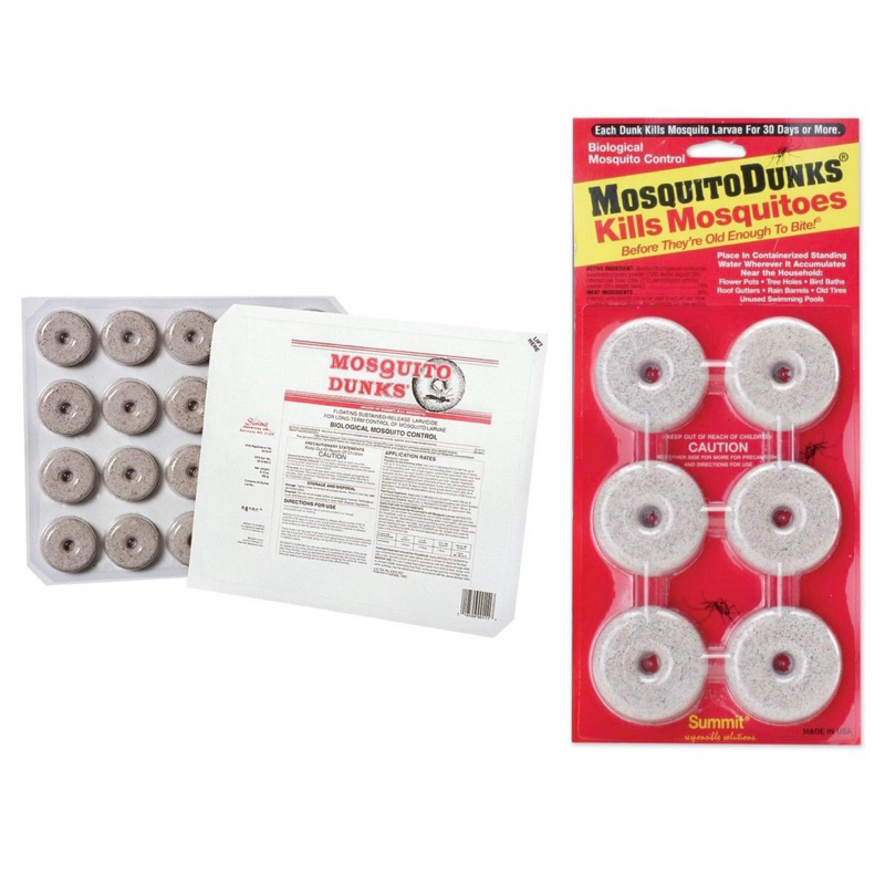 ️ ️ Summit BTI Mosquito Dunks Insecticide Non toxic 6/20 pc pack ...