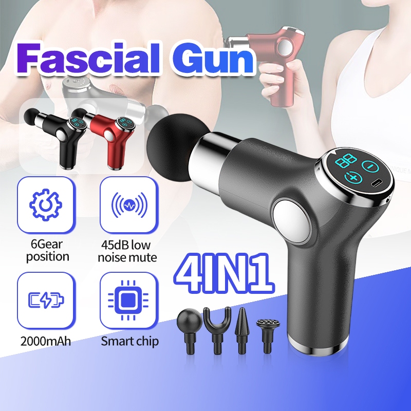 Mini Muscle Massage Gun 32 Speed Vibration Massager Body Shoulder Deep Pain  Relief High Frequency
