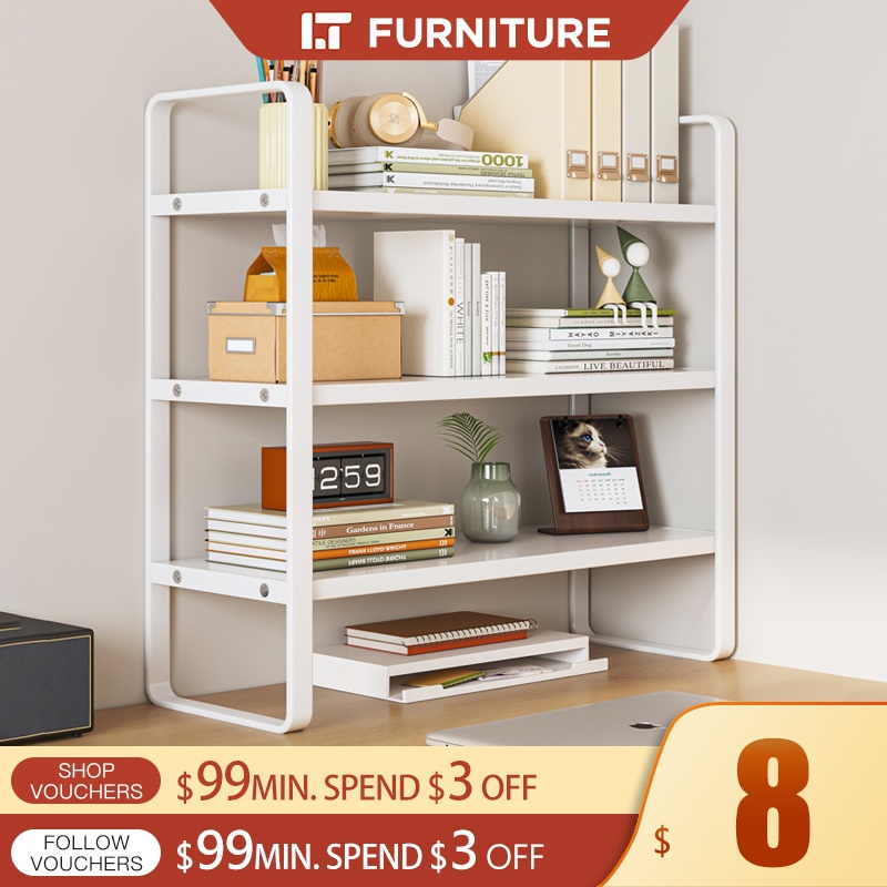 Desktop Organiser Desktop Rack Book Rack Magazine Document Book Shelf ...