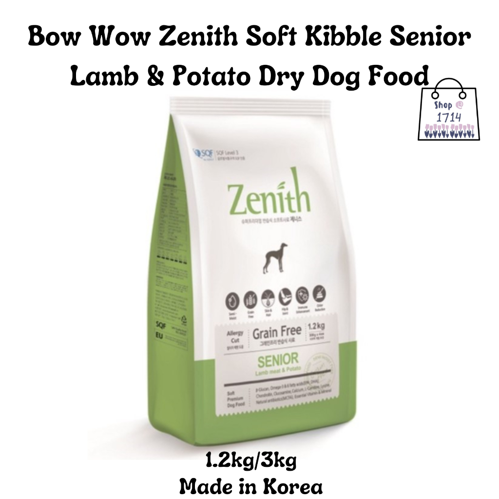Bow Wow Zenith Soft Kibble Dog Food Shopee Singapore