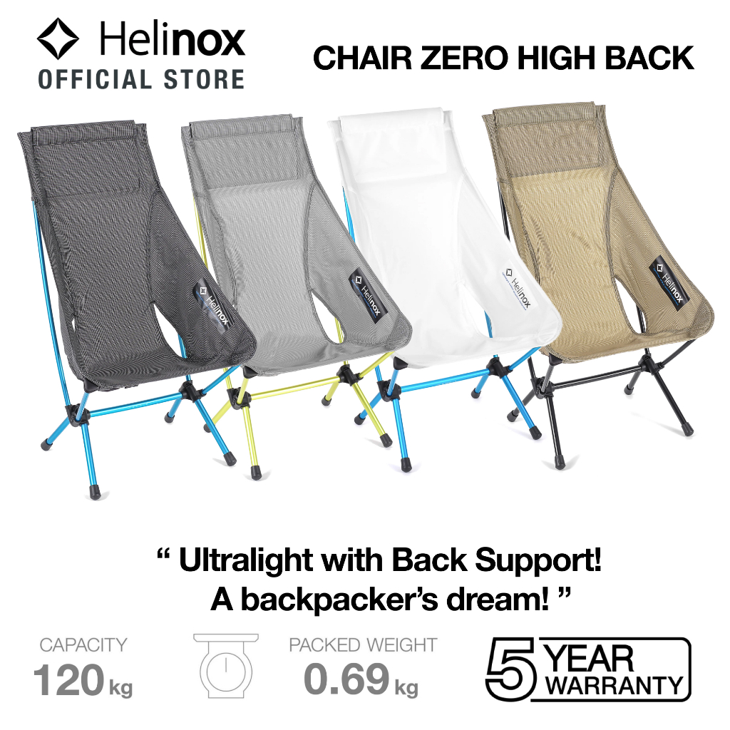Official Store] Helinox Chair Zero High Back | Shopee Singapore