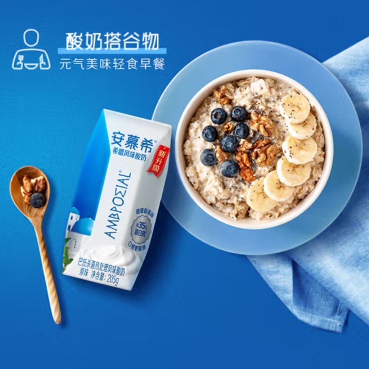 Yili Ambrosial Yogurt Series 伊利安慕希希腊风味酸奶系列(盒) 12 x