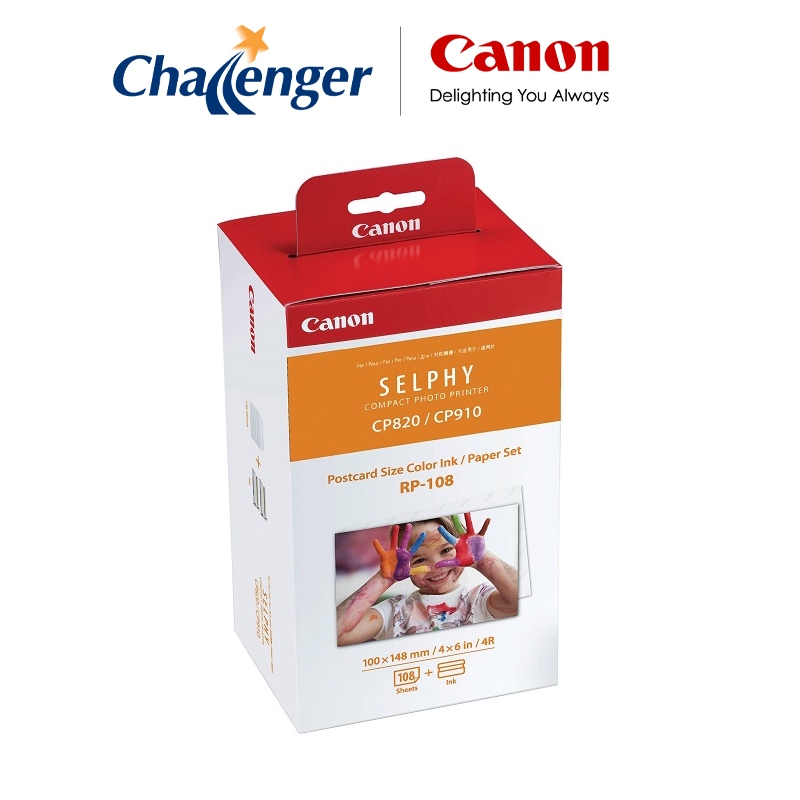 Canon RP-108 High-Capacity Colour Ink/Paper Set | Shopee Singapore