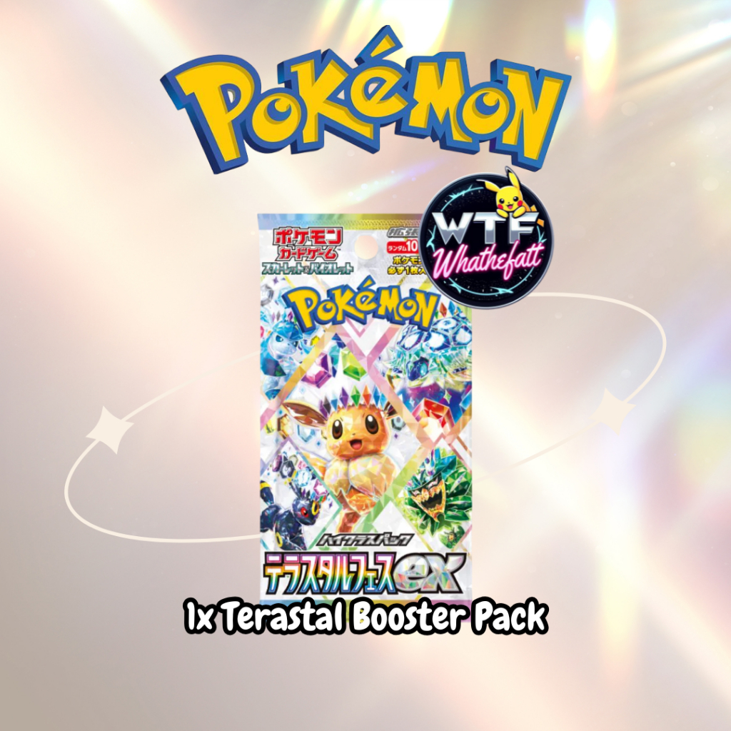 Pokemon Terastal Festival Booster Packs PCJ Pokemon Center Japan / 25th  Promo (Japanese) | Shopee Singapore