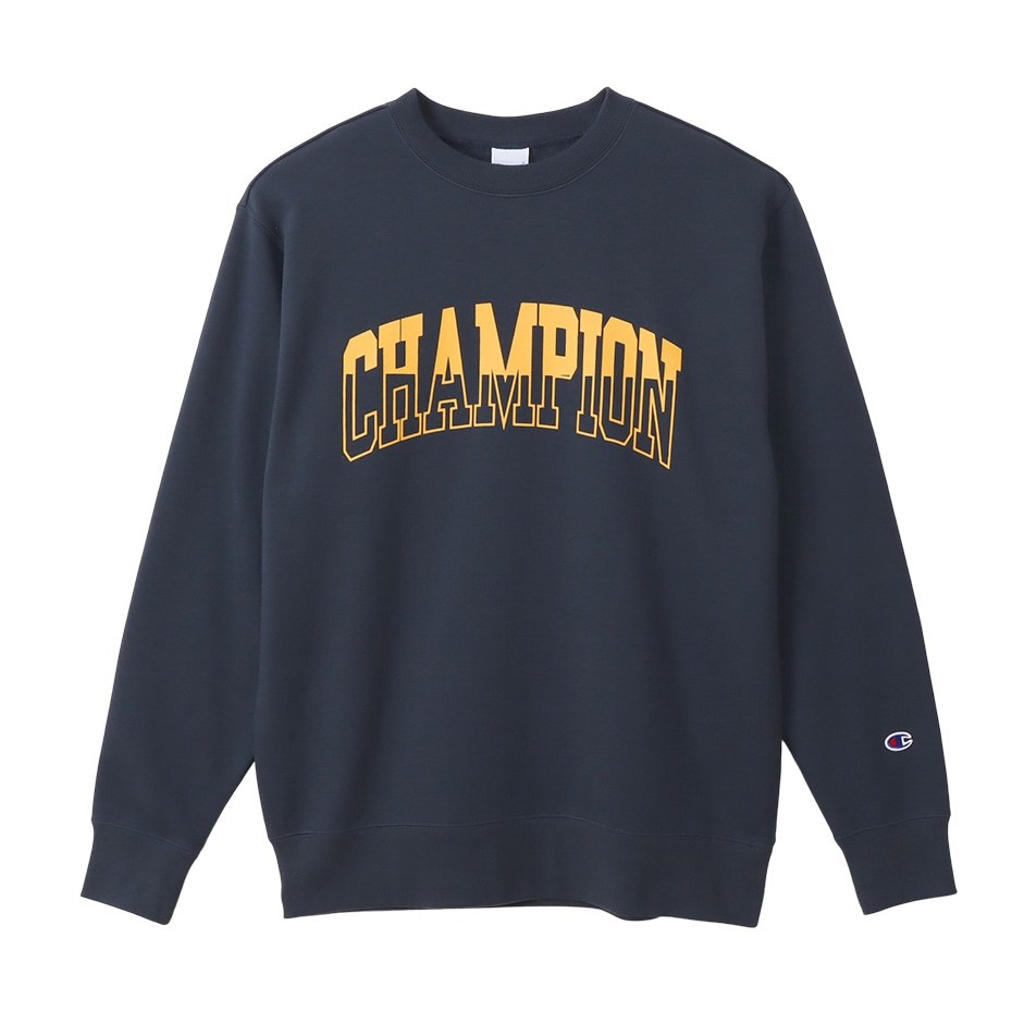 CHAMPION FW23 Men s Crew Neck Sweatshirt in Navy C3 Y024 Shopee Singapore