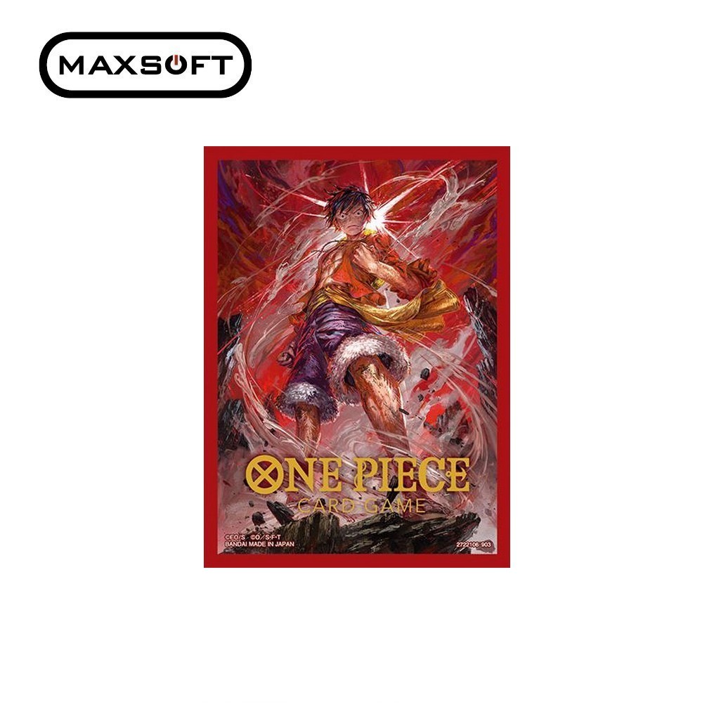 One Piece Official Limited Card Sleeves  Monkey D. Luffy Pirate Flag  10  Glossy Sleeves, Japan