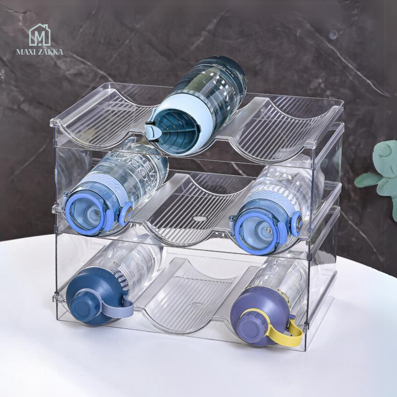🇸🇬 (Cheapest) Water Bottle Flask Holder Stackable Storage Organiser ...